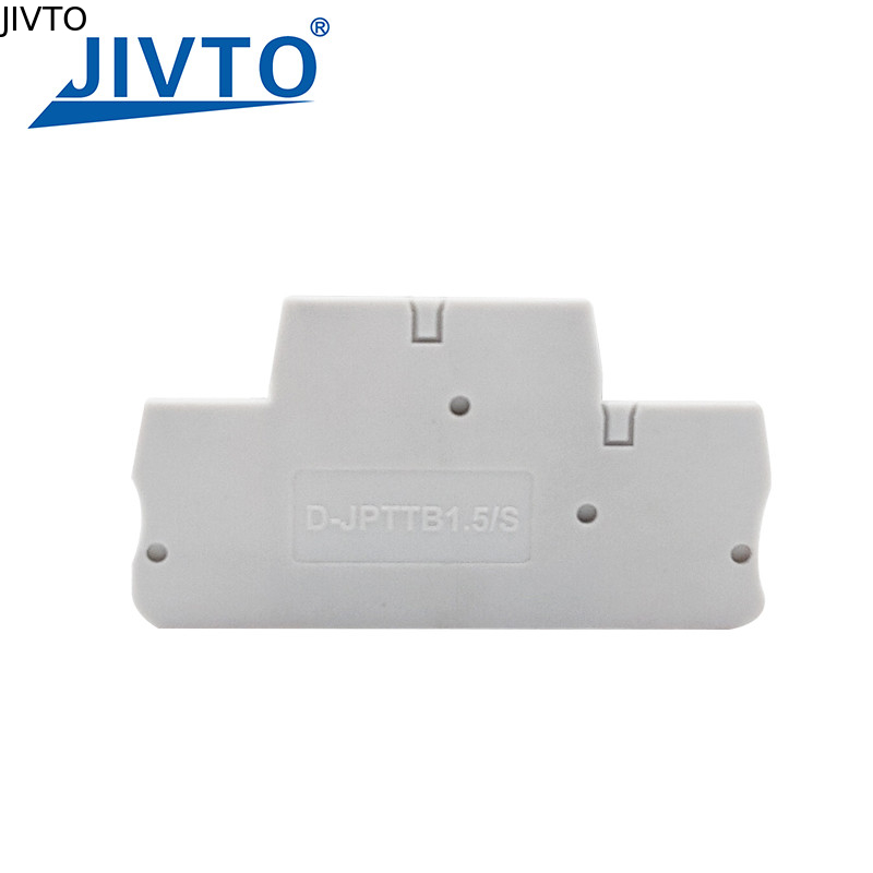 D-PTTB 1.5/S End Cover PTTB1.5/S Double Level Connector Din Terminal Block Accessories 1.5mm Plastic Barrier End Plate